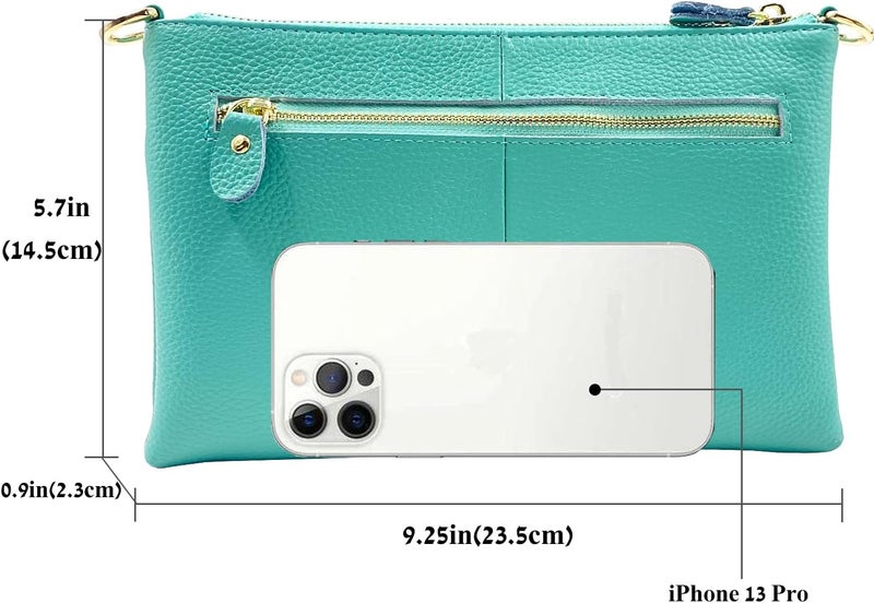 Beurlike Leather Wristlet Wallet Clutch Purses For Women Small Crossbody Phone Bags - Image 4